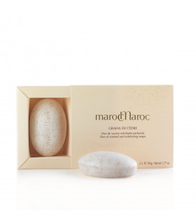 Duo Savon Grains de Cèdre