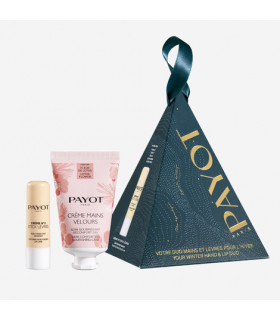 Duo Hiver Mains et Lèvres Boule Noël