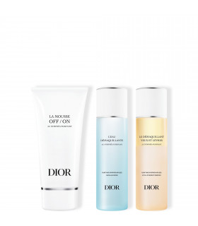 Le démaquillage au Nymphéa - Coffret soin - mousse nettoyante, eau micellaire, démaquillant yeux et lèvres