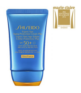 Expert Anti-Âge Solaire Crème Protectrice Plus SPF50  Wetforce de Shiseido