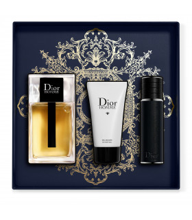 Coffret cadeau Dior Homme Eau de toilette, gel douche et vaporisateur de voyage