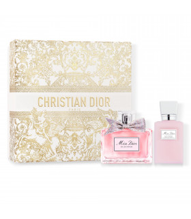 Coffret cadeau Miss Dior - eau de parfum et lait pour le corps - notes florales