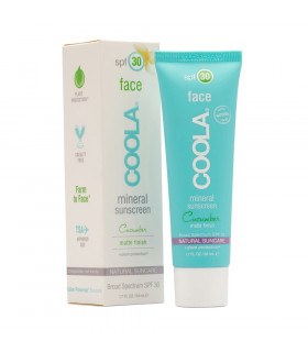 Lotion Solaire Visage au Concombre Mate Teintée SPF 30